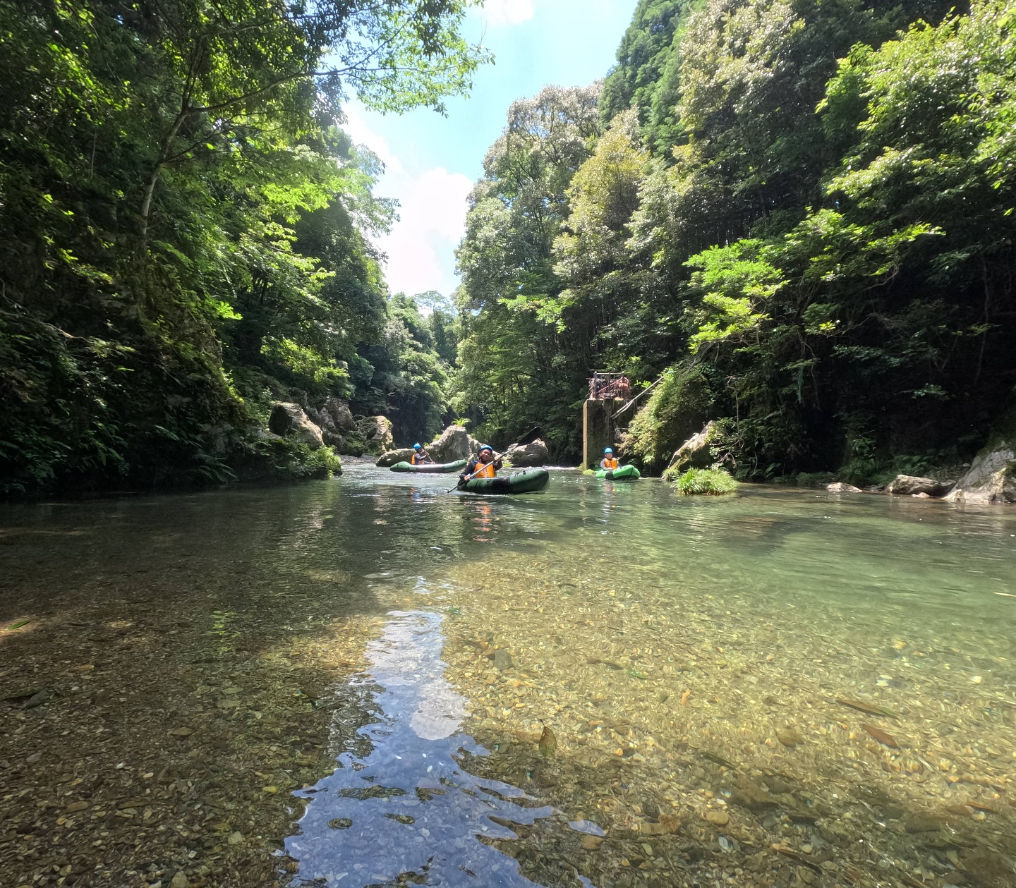 🏞️🌊大人の夏休み☀️今日は1日のパックラフトツアーでした！...