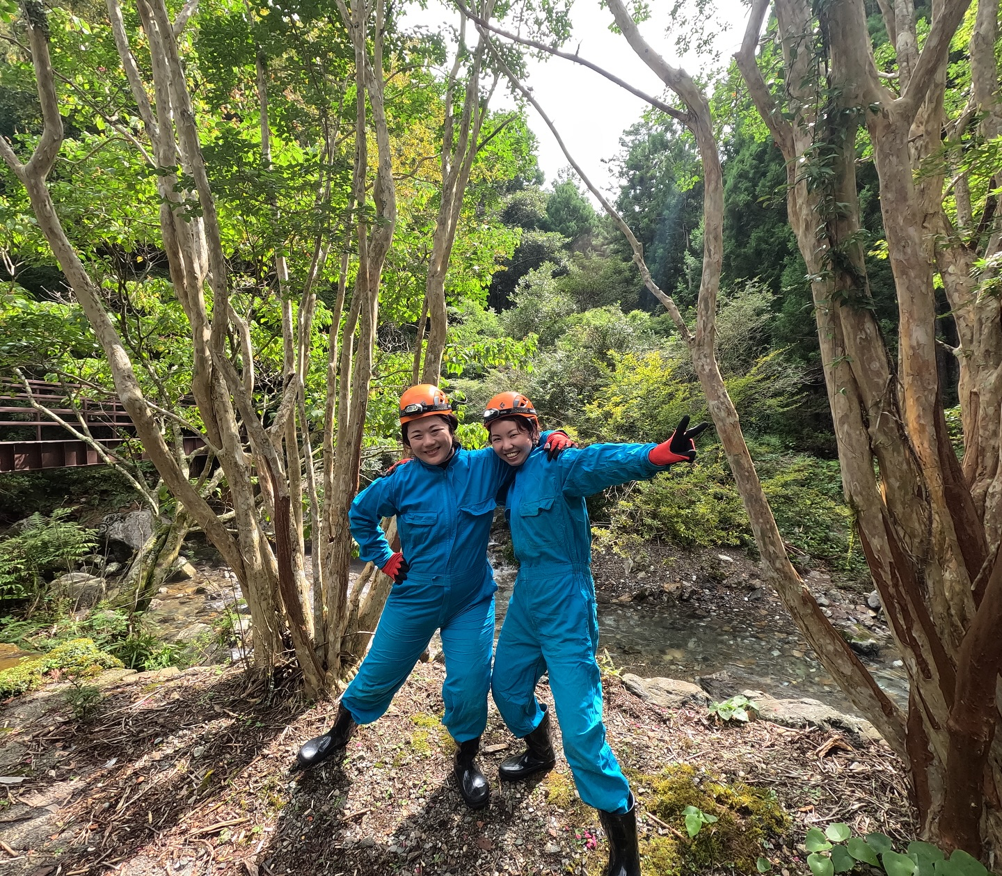 🌞 午後はケイビング！🧗‍♂️🧗‍♀️今日は初めまして同士の...