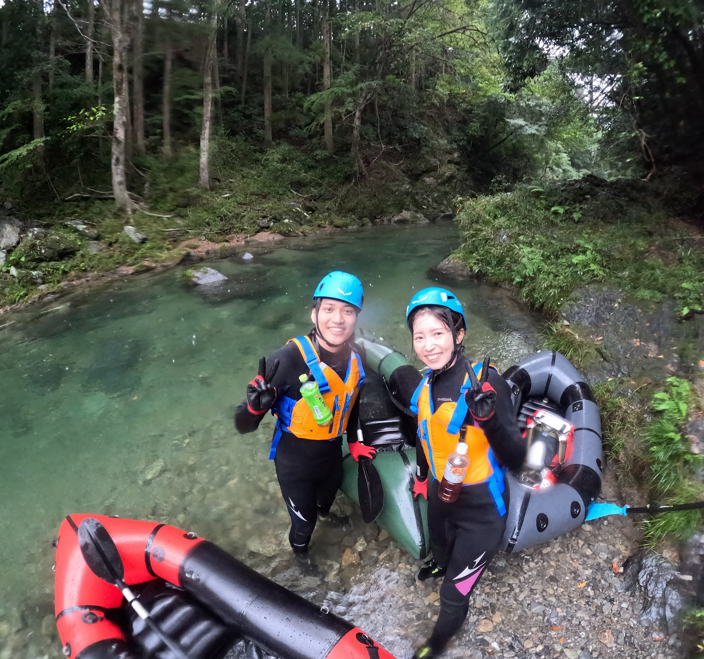 ✨午後はパックラフトツアーへ出発！🚣‍♀️✨ どんな天気でも...