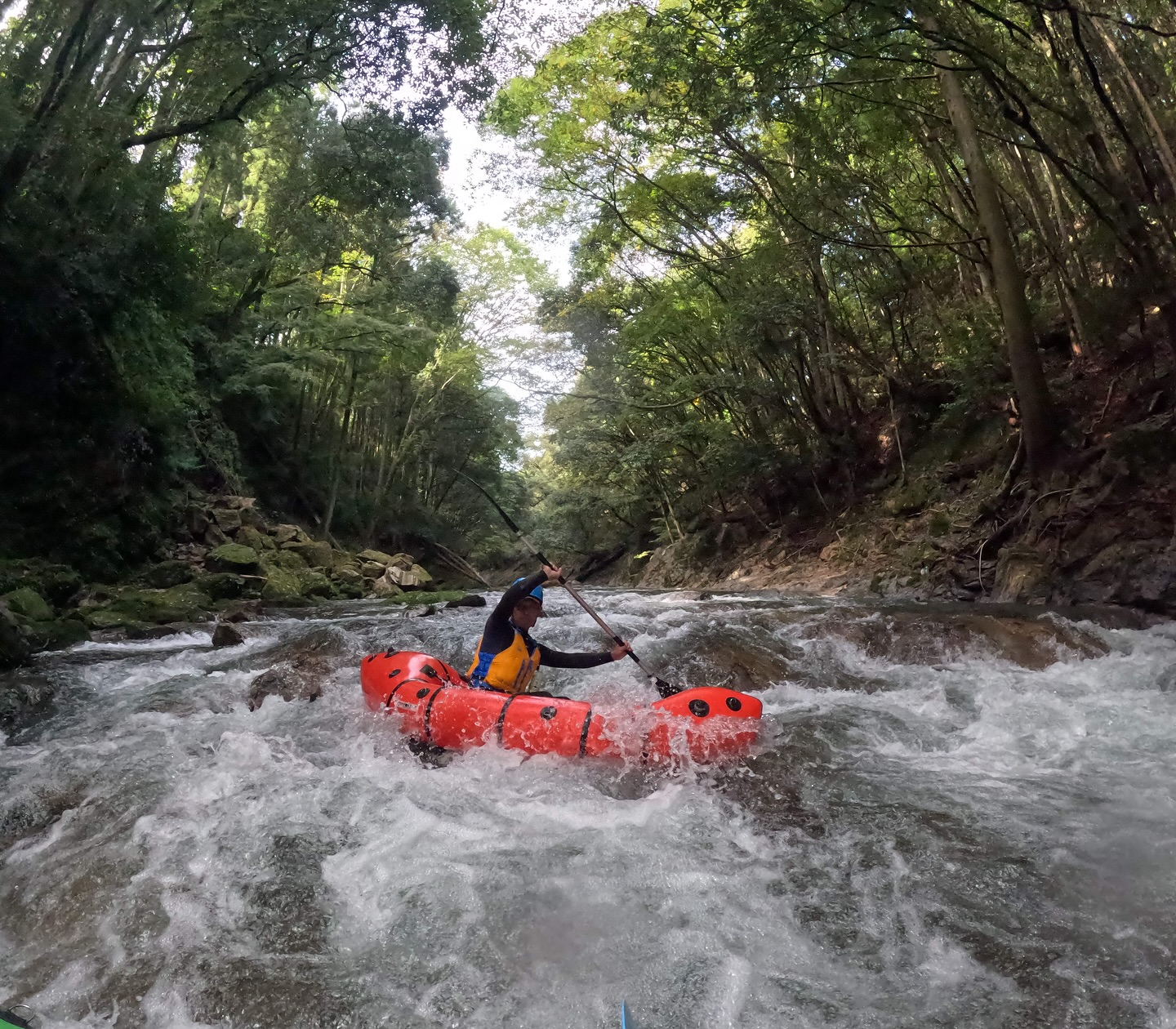 今日はパックラフトツアーの日でした！🚣‍♂️✨ 今シーズン5...