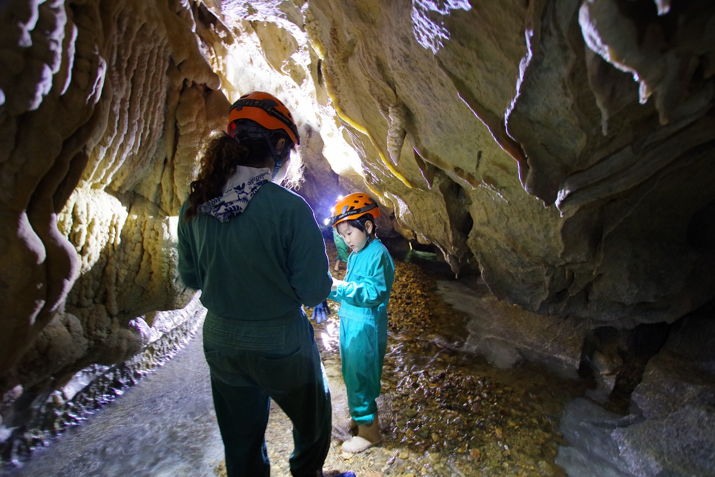 【冒険心があふれるキッズたち！Bコースの洞窟体験】🧒🏻🌟
