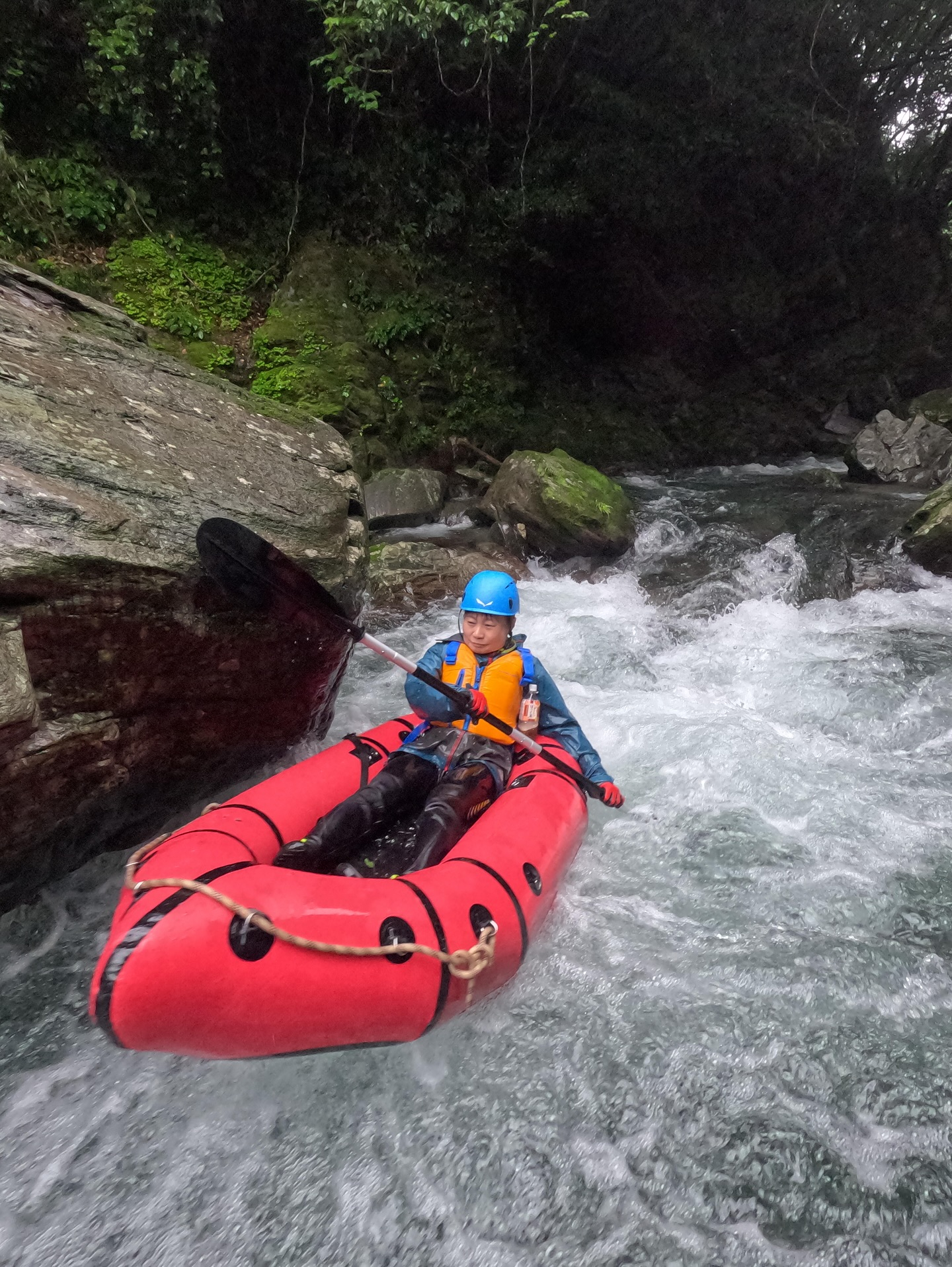 午後はパックラフトツアーへ🚣‍♀️💨