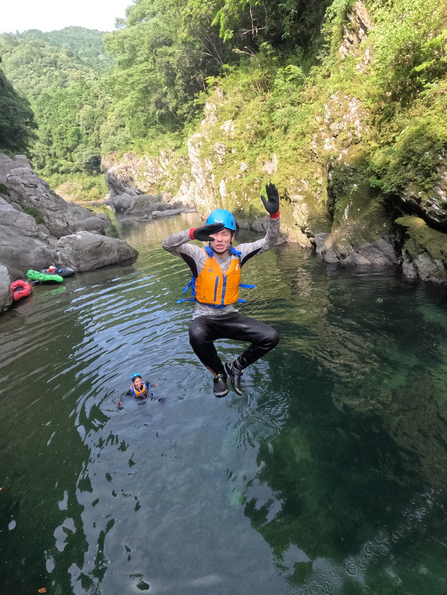 【午後はパックラフトツアー！🌞🌊】