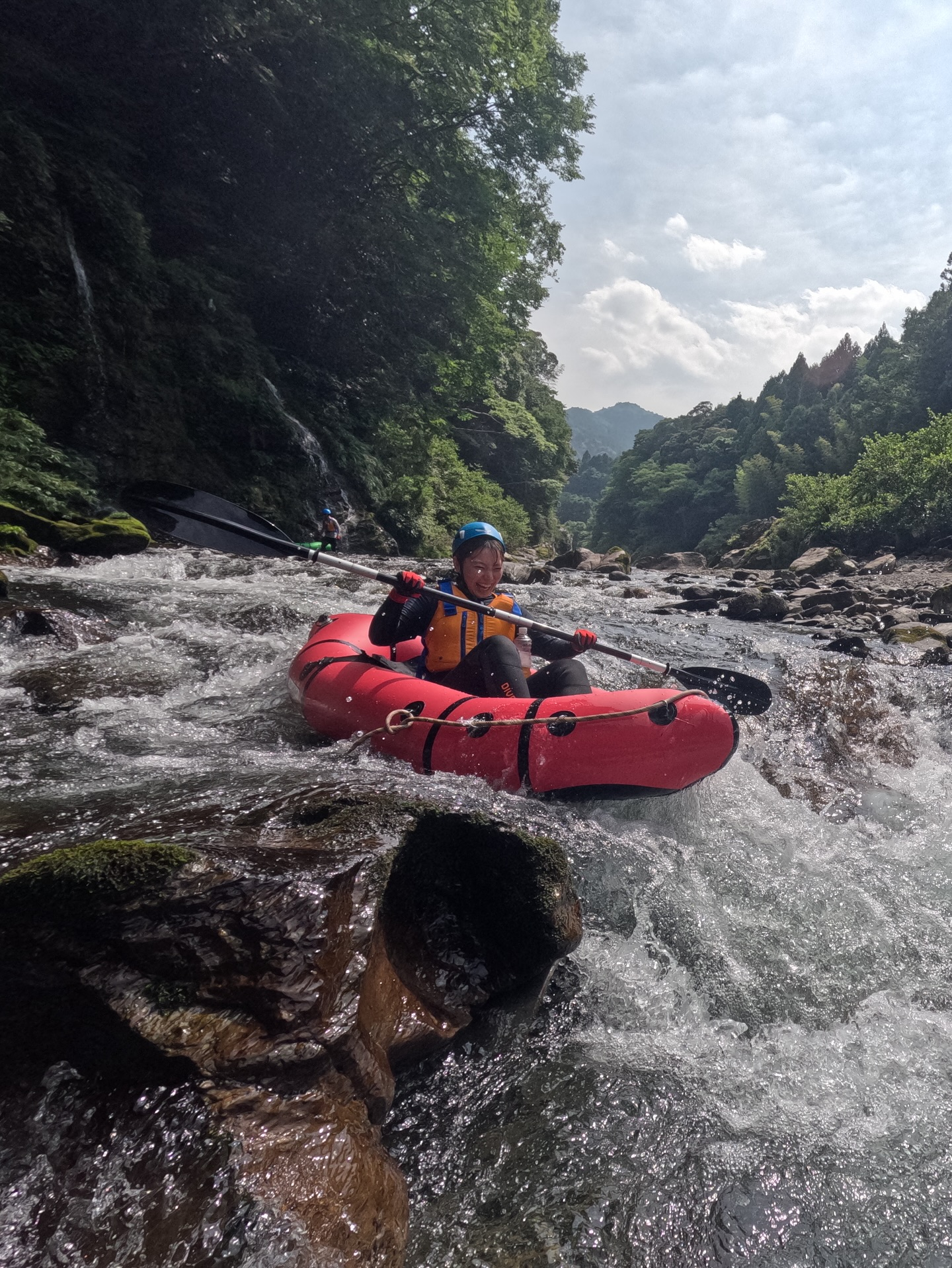 【午後はパックラフトツアー！🌞🌊】