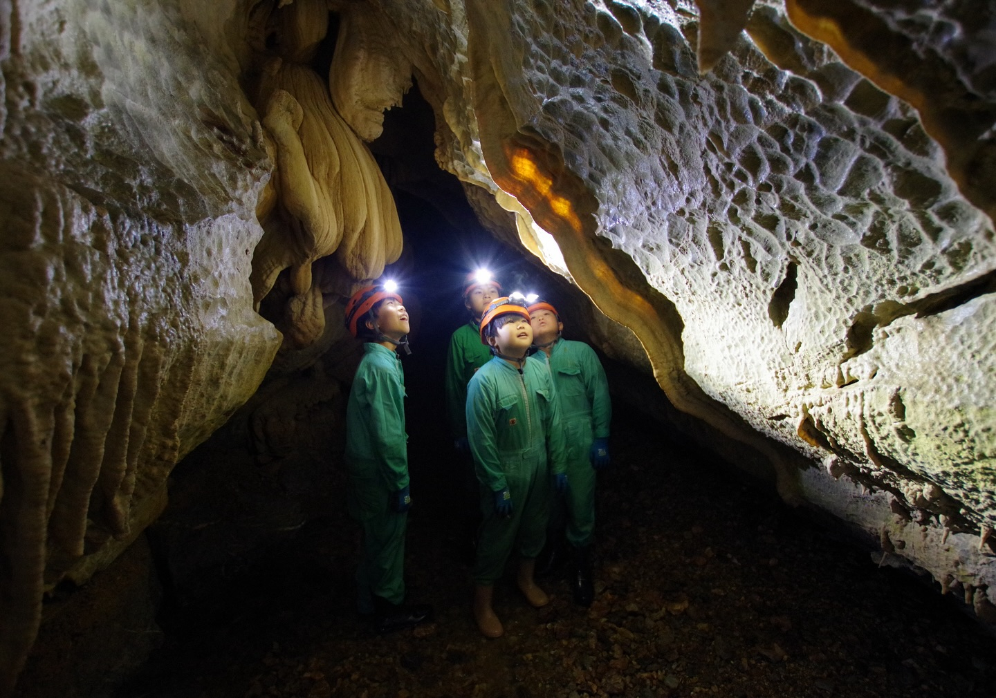✨今日は 大紀町の学童の子供たち がケイビングBコースに遊び...