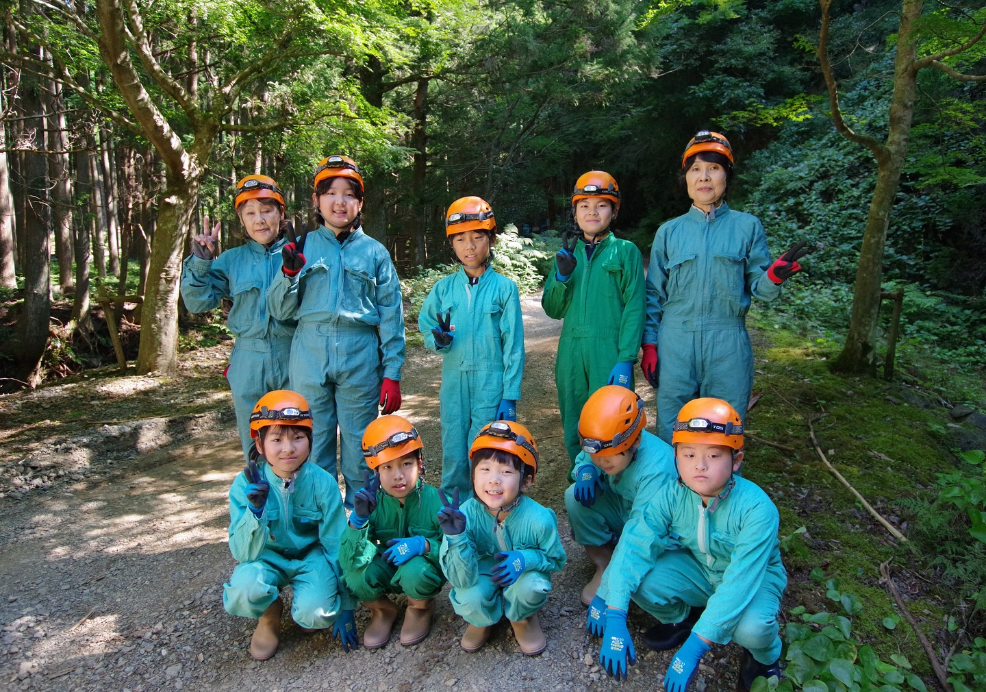 ✨今日は 大紀町の学童の子供たち がケイビングBコースに遊び...