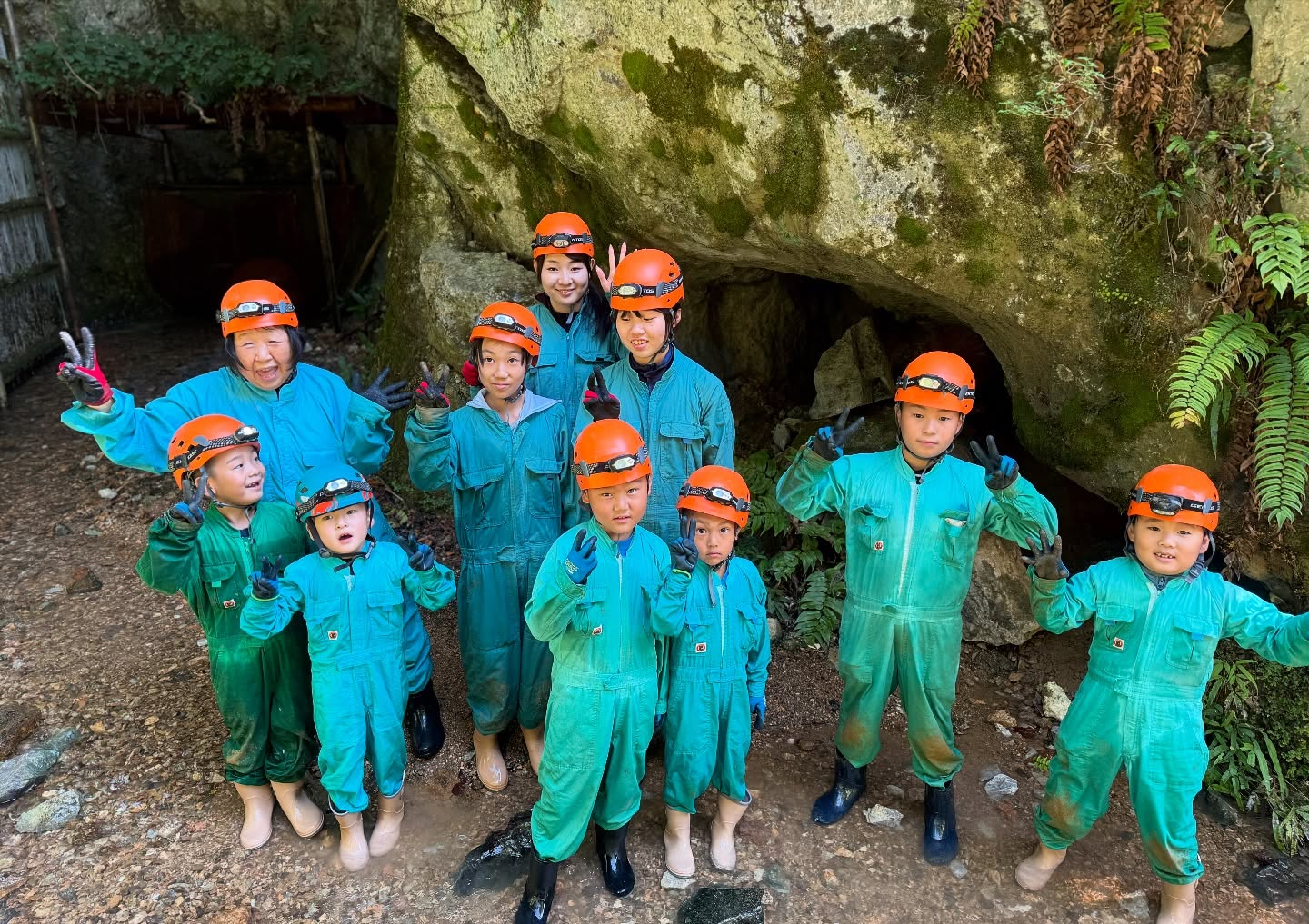 ✨今日は 大紀町の学童の子供たち がケイビングBコースに遊び...