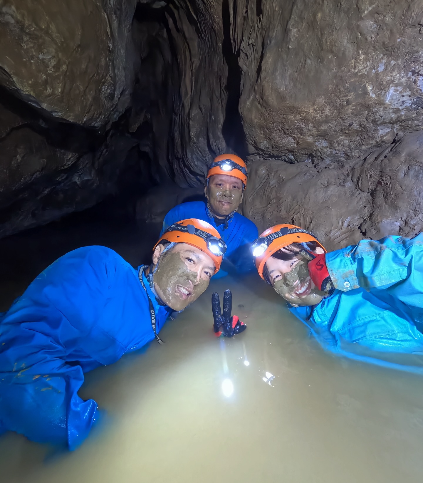 ✨今日は ケイビングAコース と のんびりパックラフトコース...
