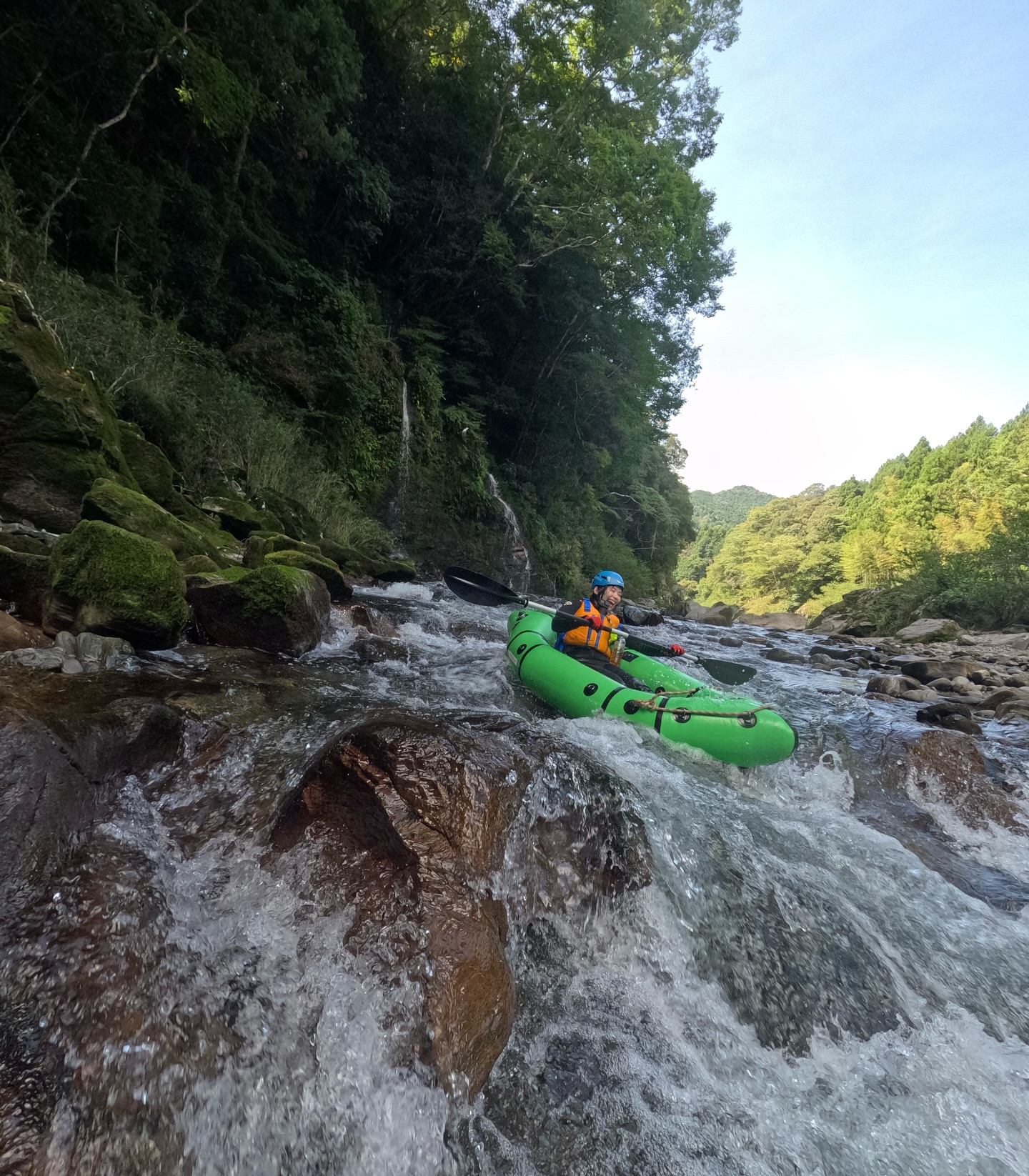 ☀️今日の午前は パックラフトツアー！