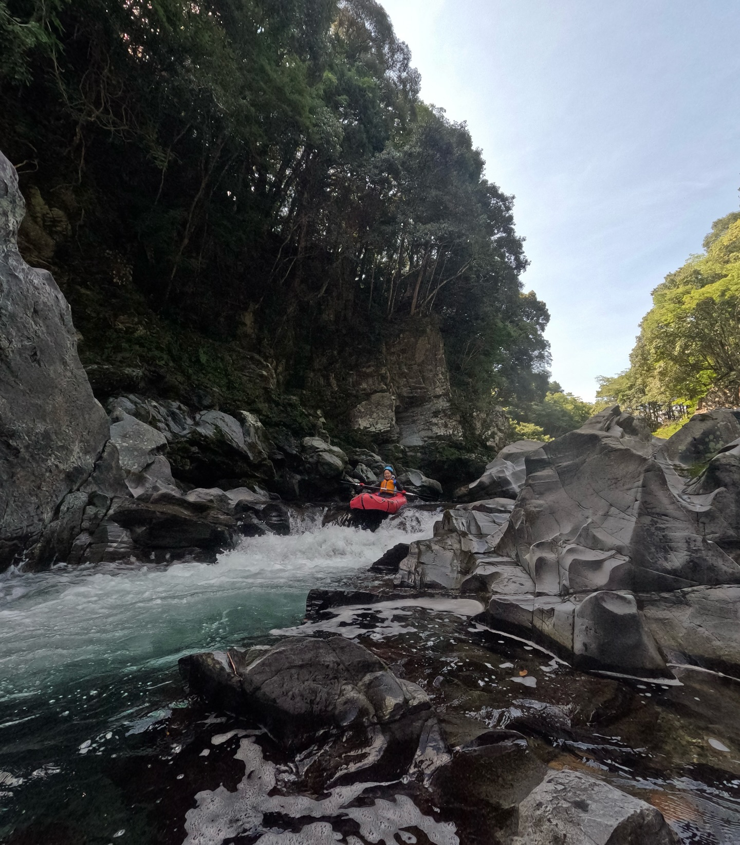 ☀️今日の午前は パックラフトツアー！