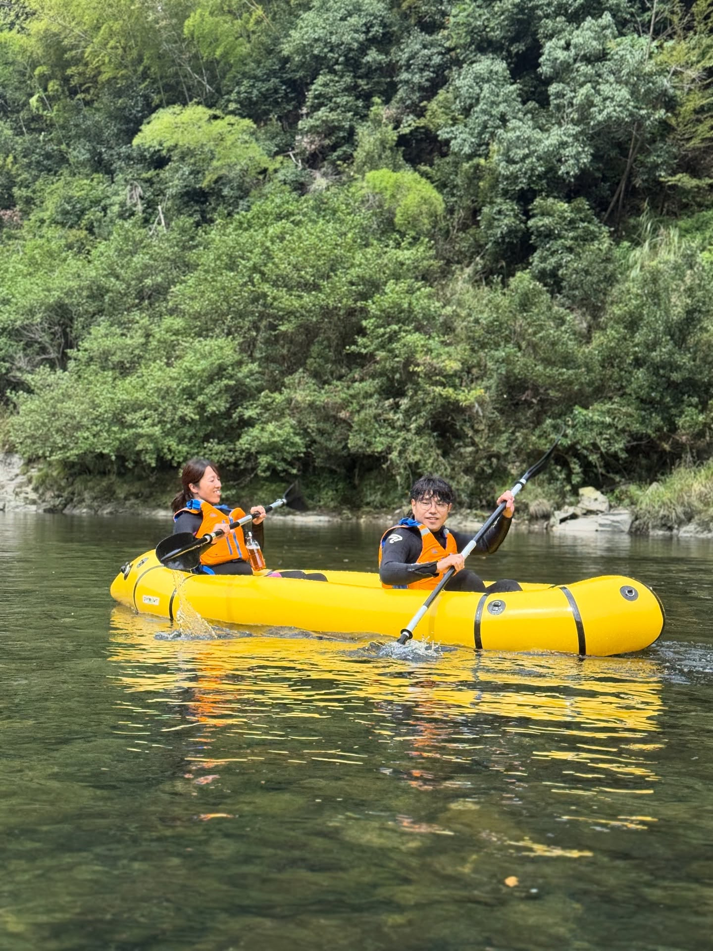 今日は宮川でのんびりパックラフトツアーでした！🚣‍♂️