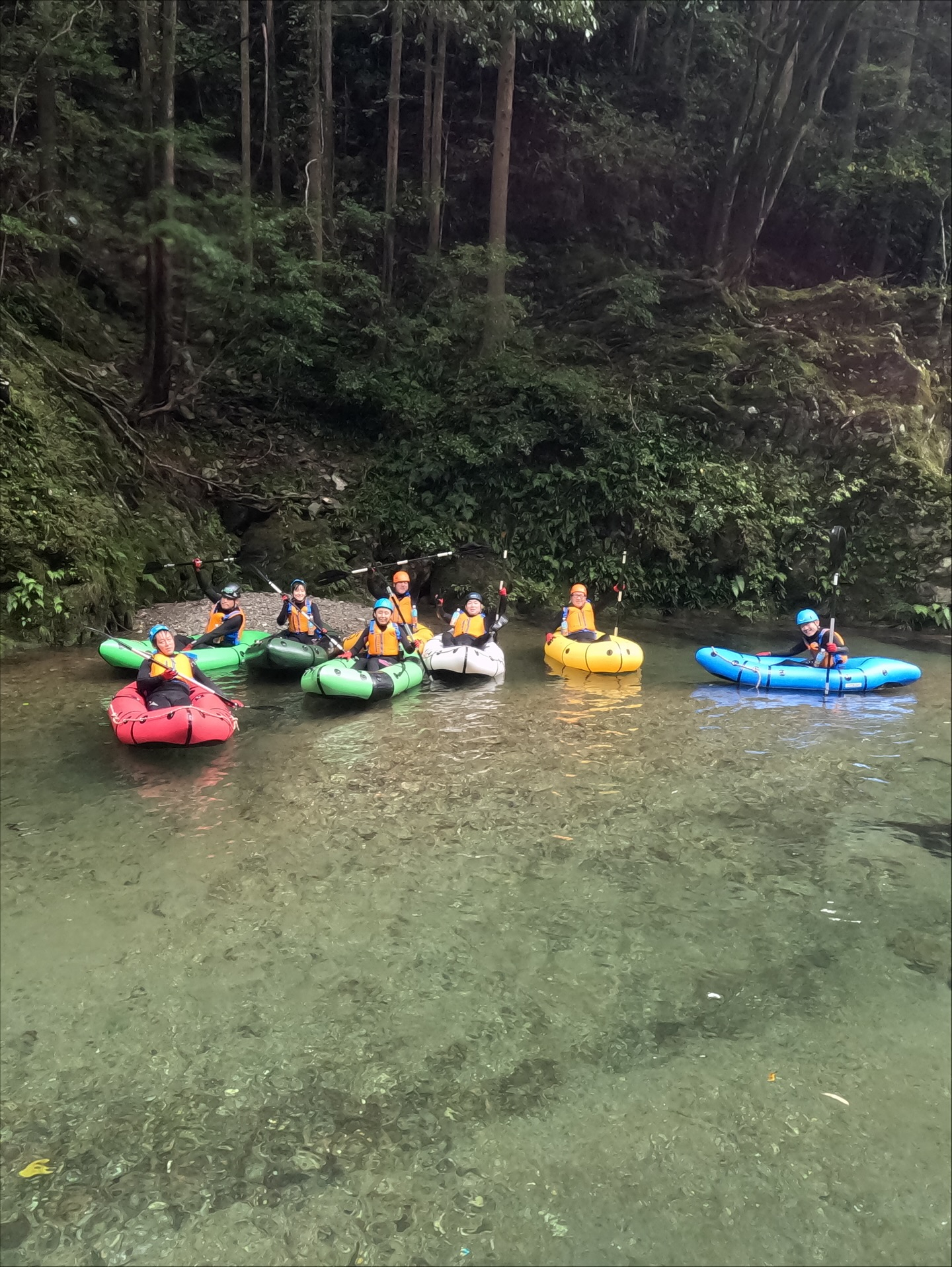 昨日はパックラフトツアーでした！🛶✨