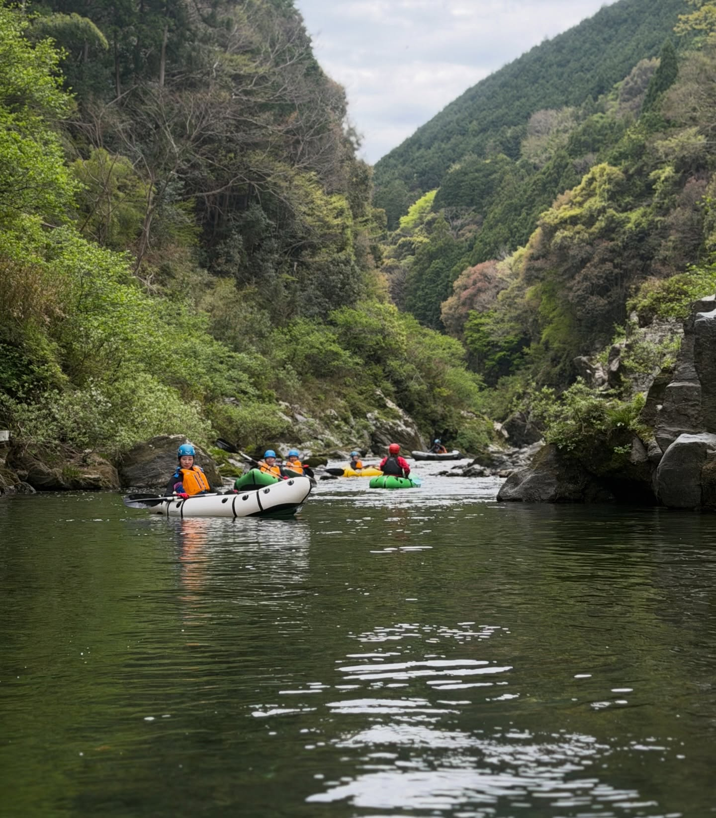 🌏今日もパックラフトツアーでした！