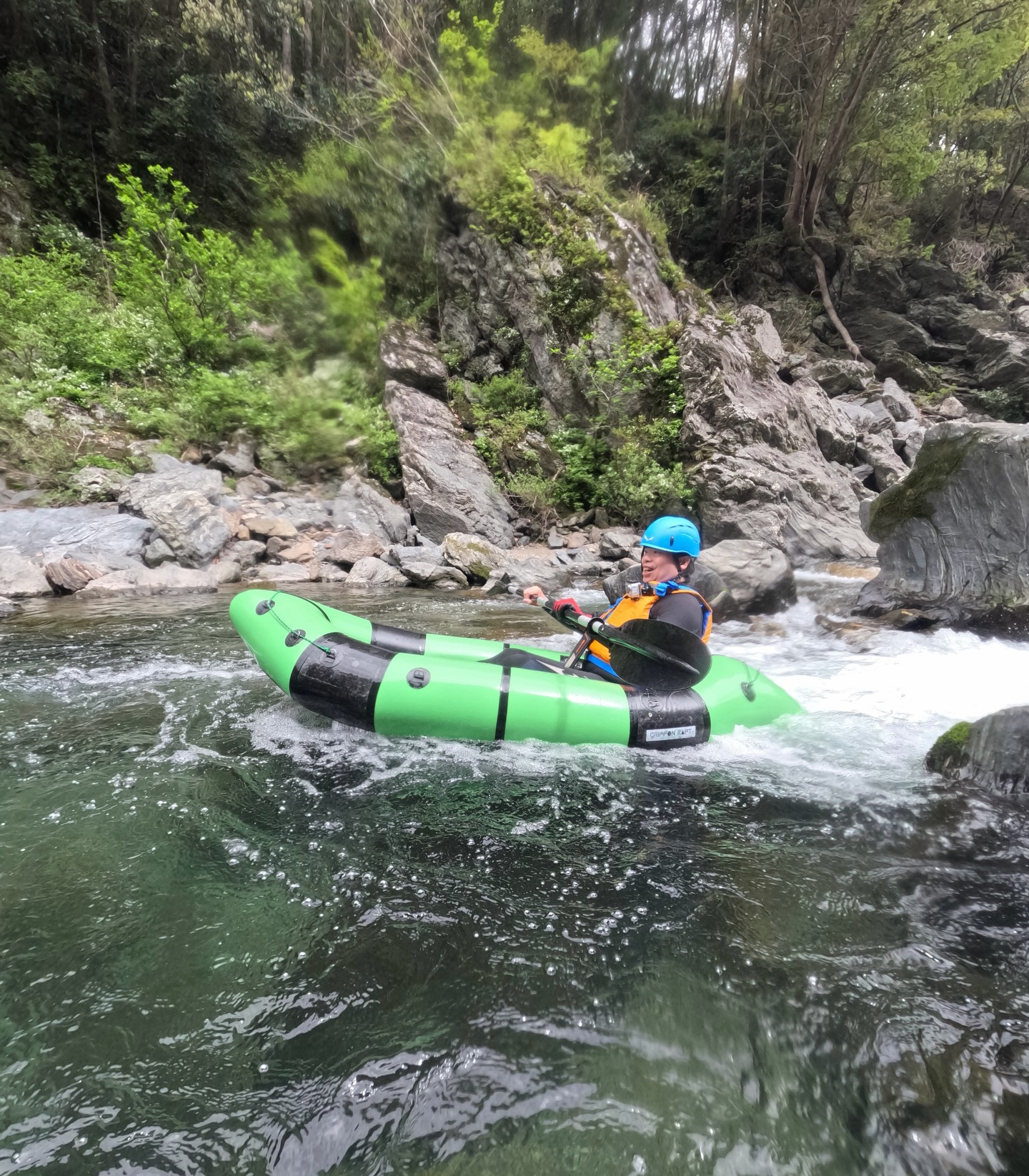 🌏今日もパックラフトツアーでした！