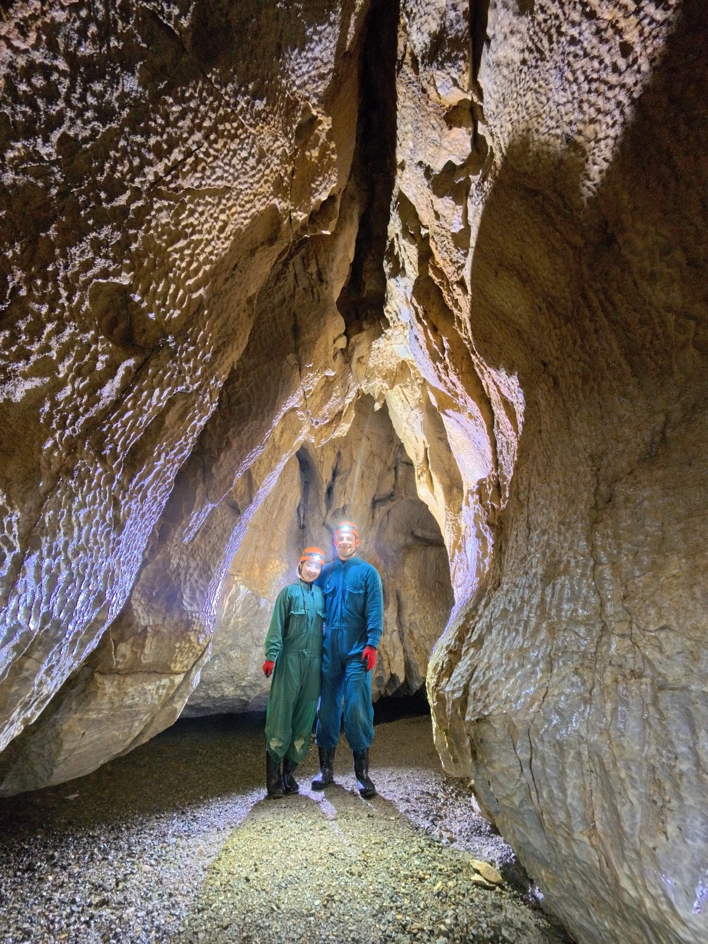 🕳️✨ 今日はケイビングAコース！