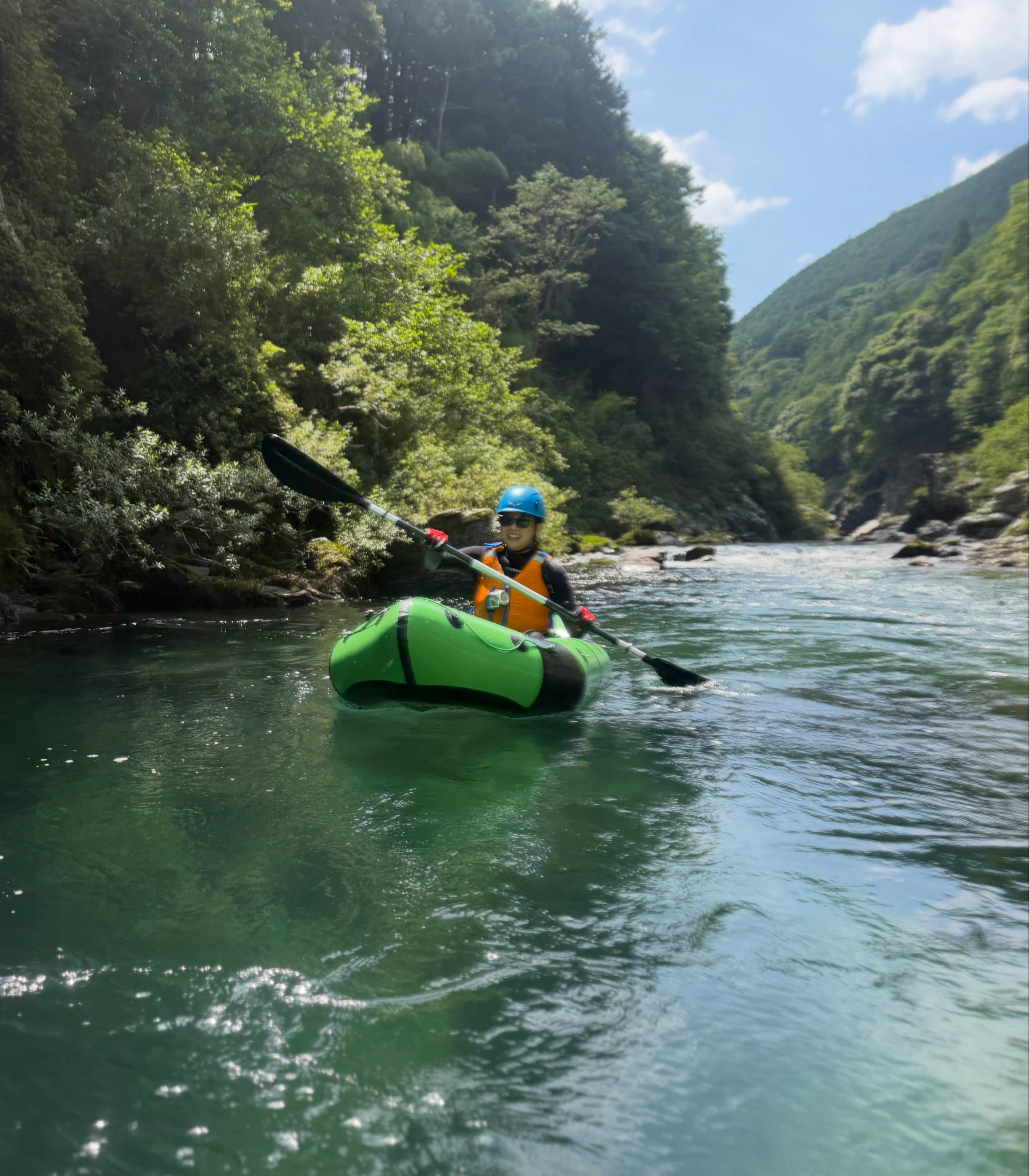 今日はパックラフトAコース!🚣♂️