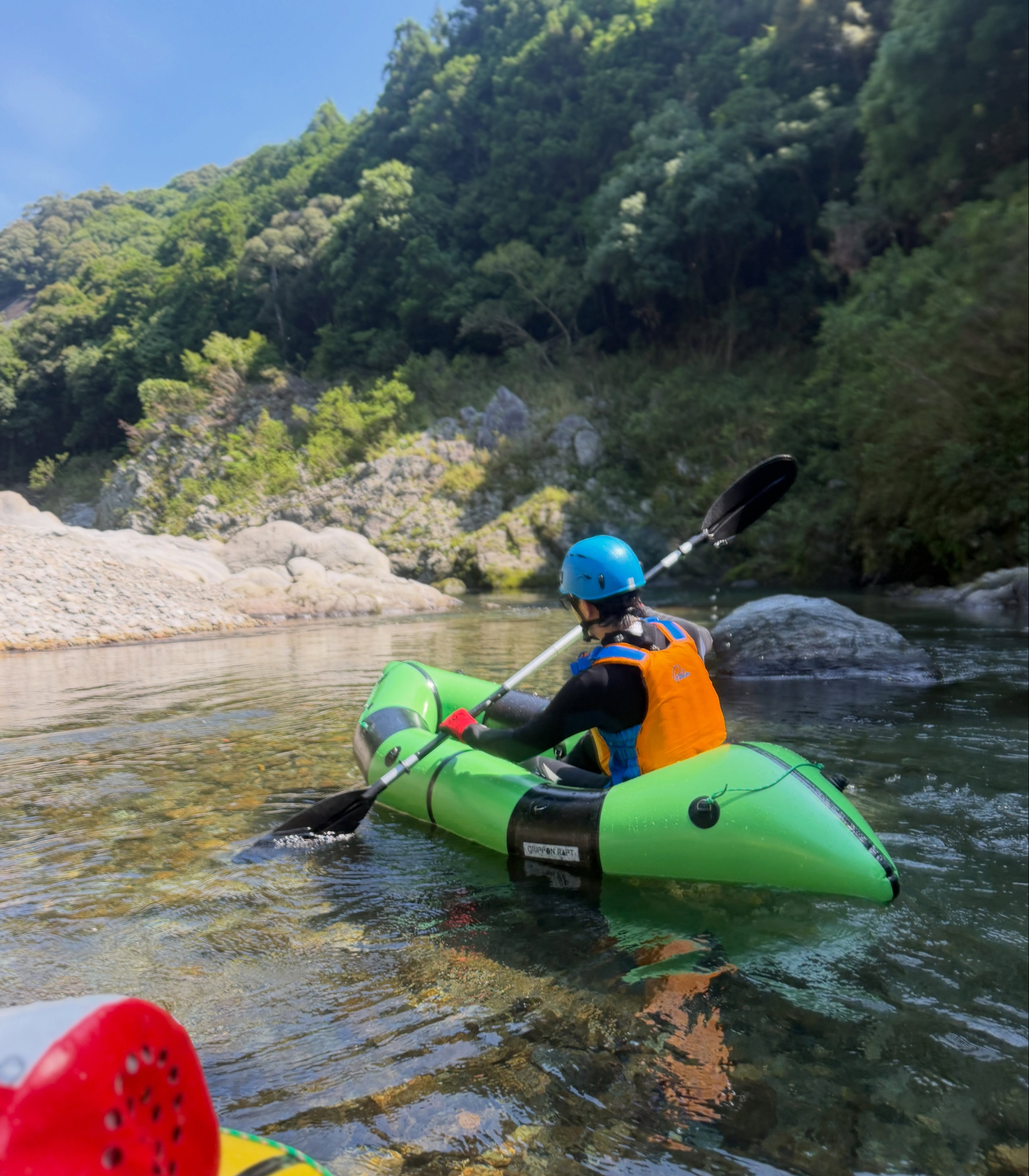 今日はパックラフトAコース!🚣♂️