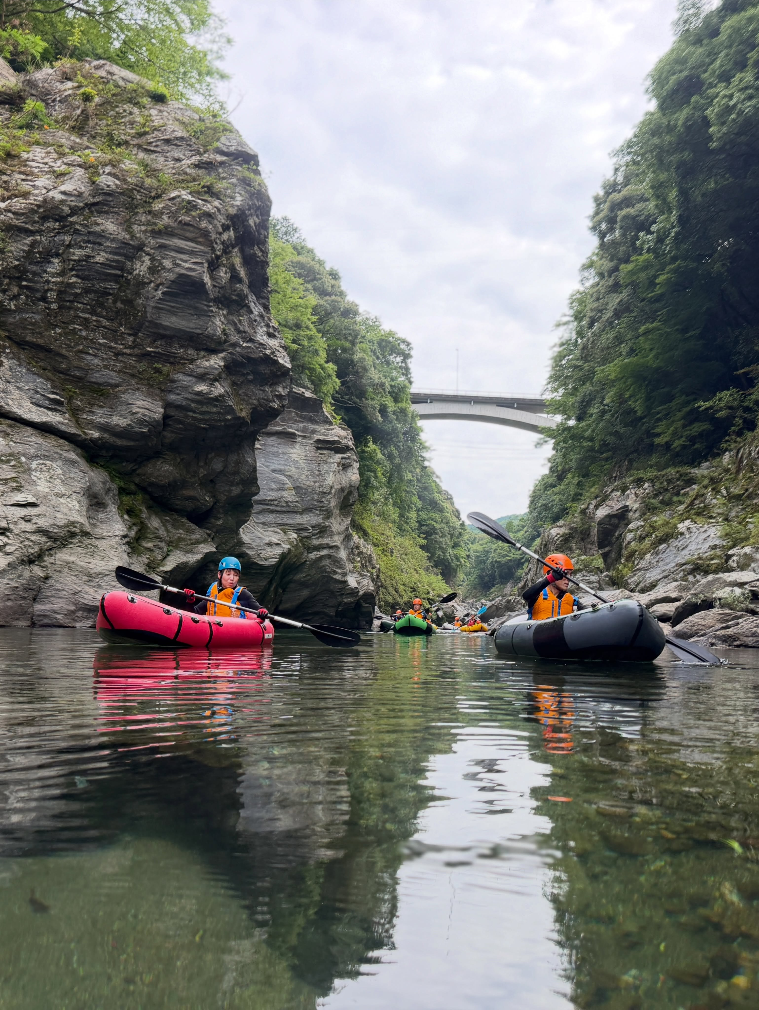 午後はパックラフトツアー!🚣♂️