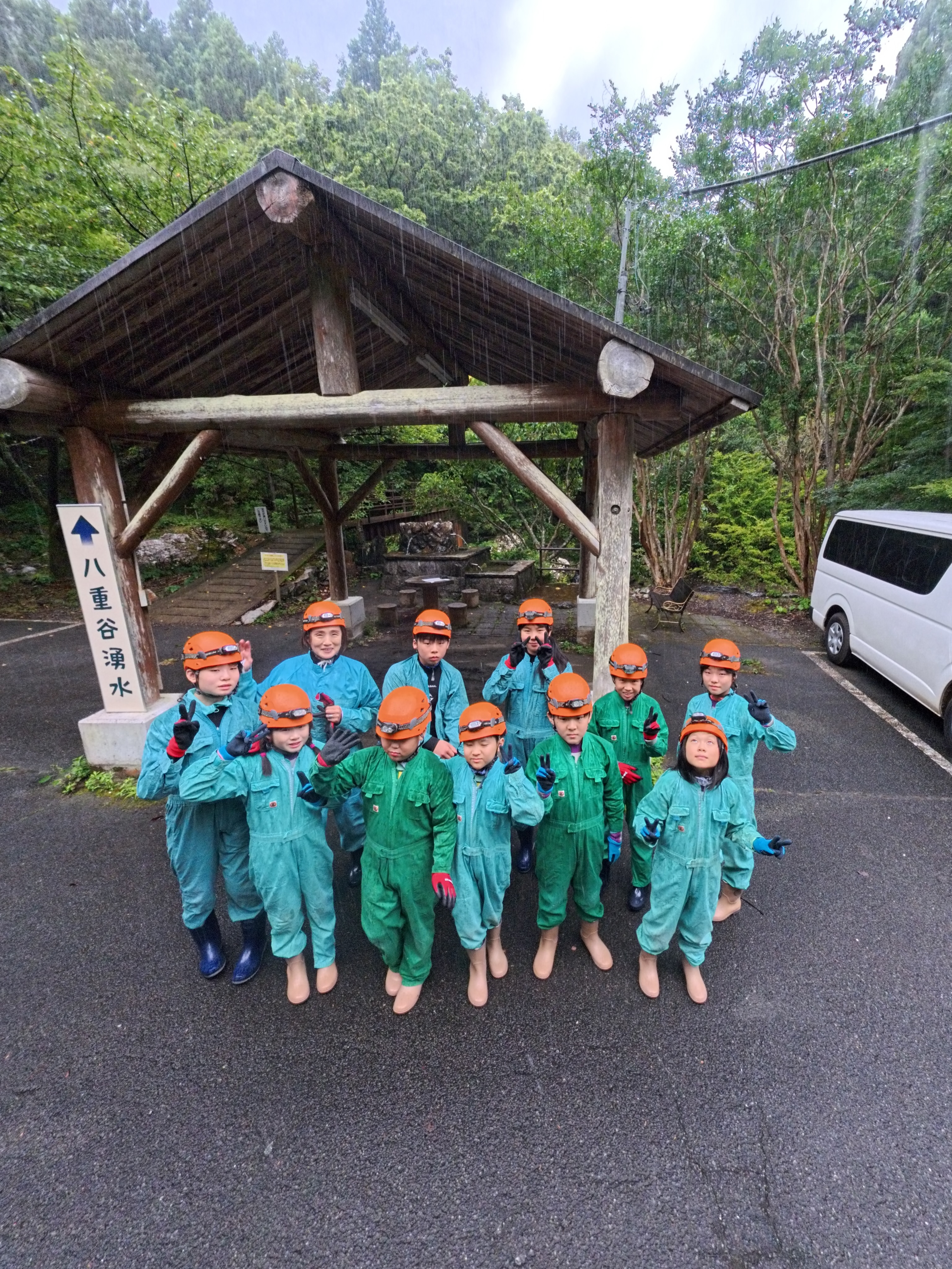 今日も大紀町の学童のみんながケイビングに挑戦!🦇✨