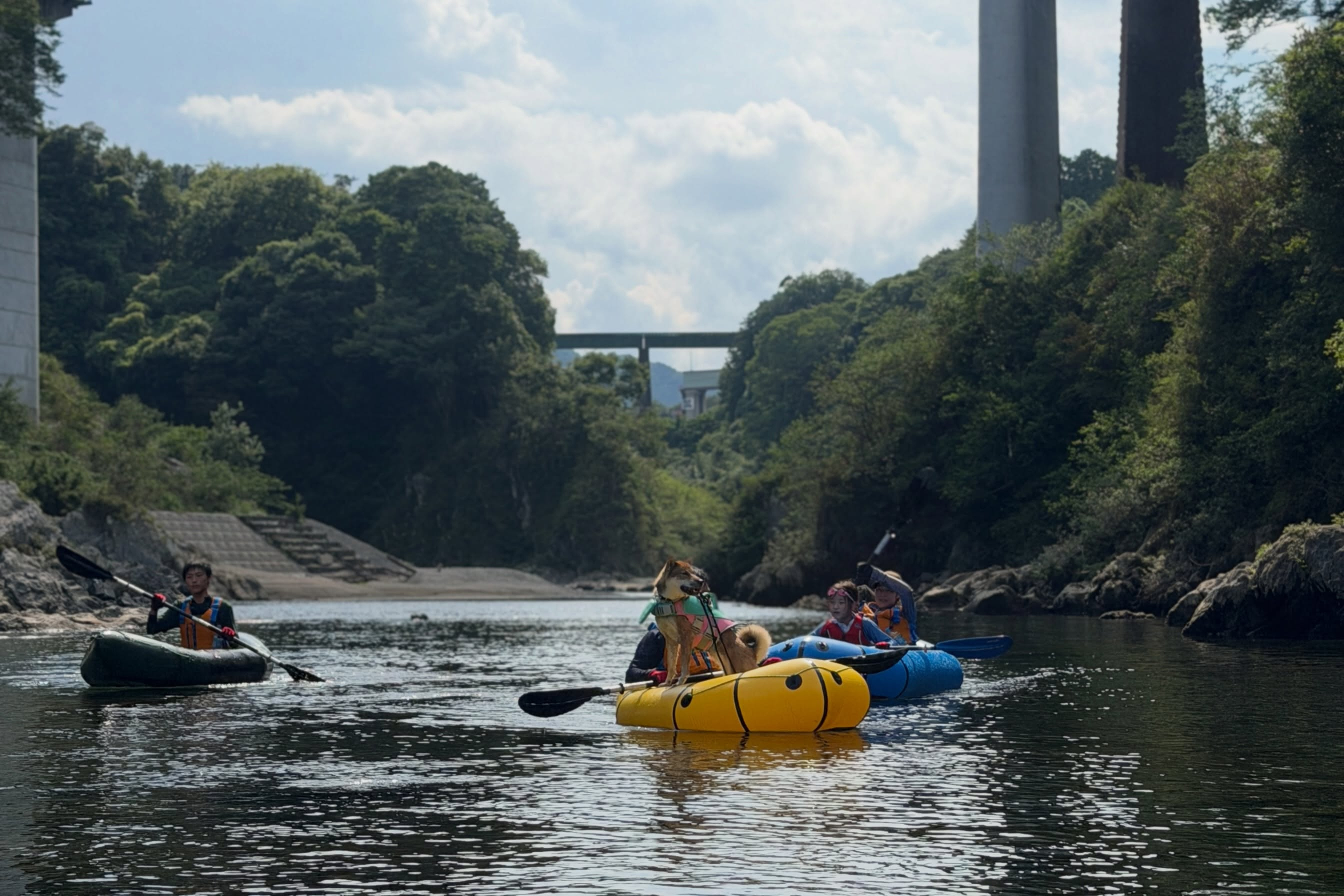 今日はドッグラフト!🐕🚣♀️