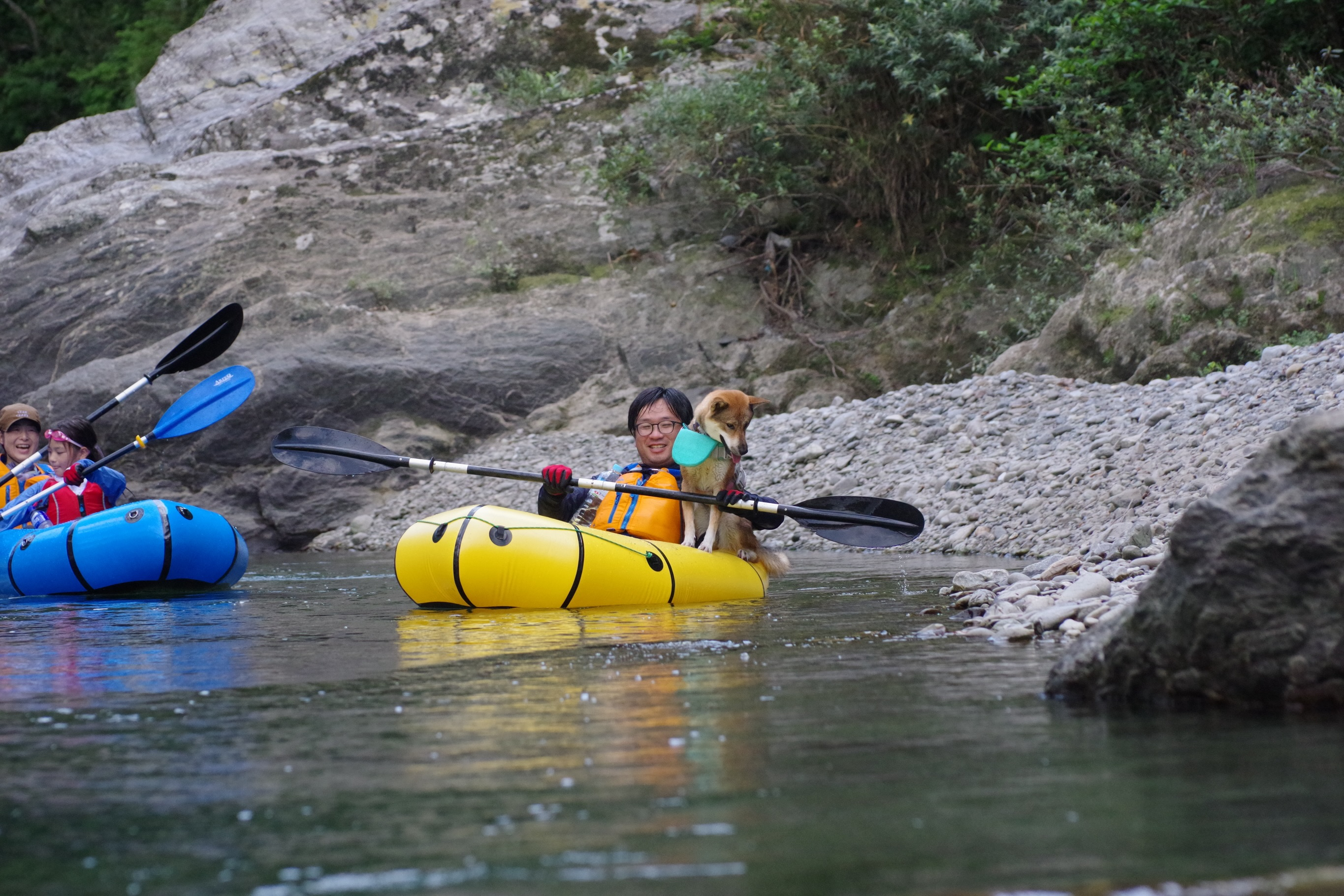 今日はドッグラフト!🐕🚣♀️
