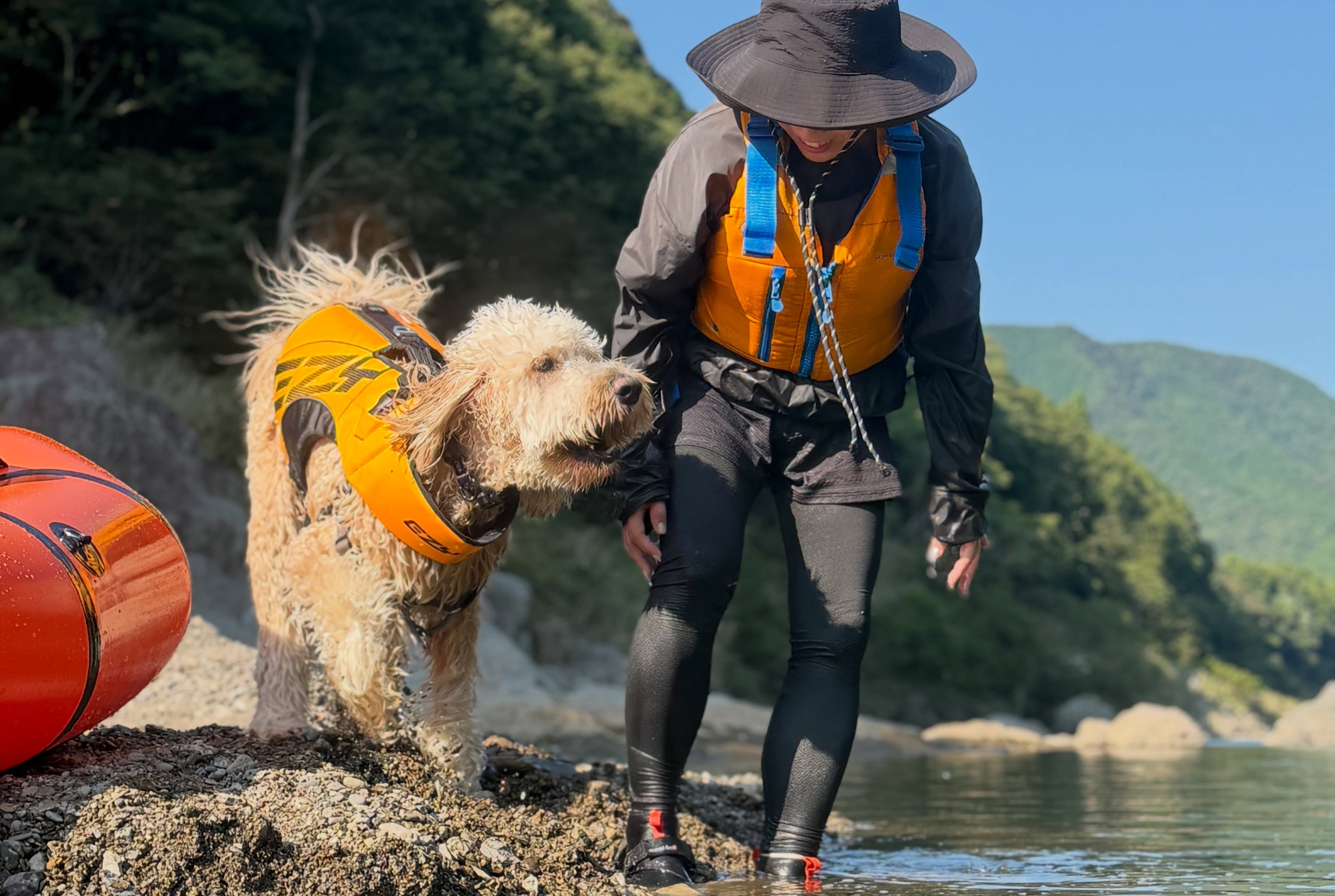 今日はドッグラフト！🐕🚣‍♂️