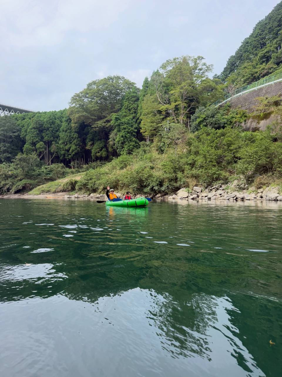 今日はファミリーラフト(ドッグラフト)でした!🛶🌿