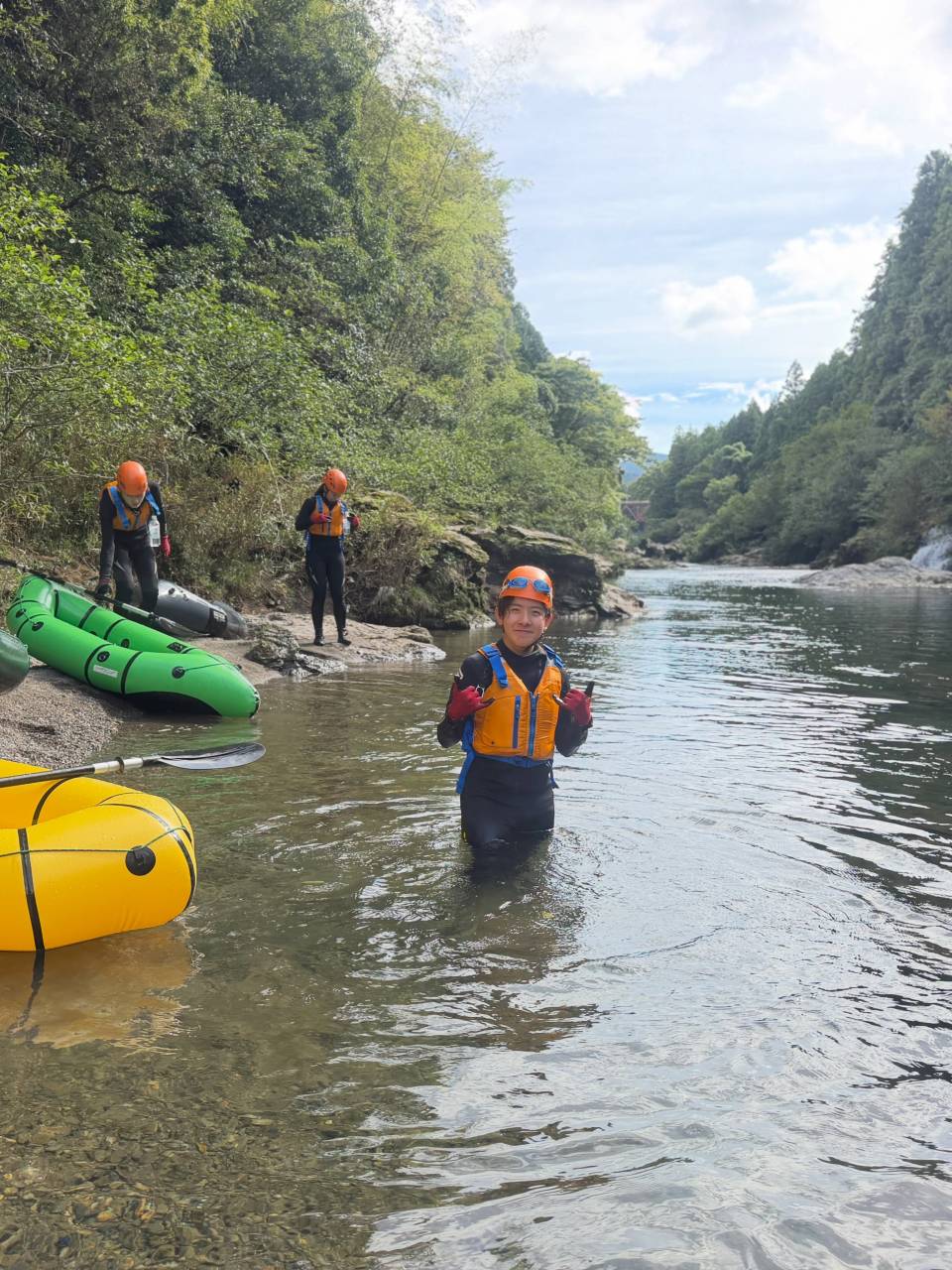 今日は午前も午後もパックラフトツアーでした！🛶🌿