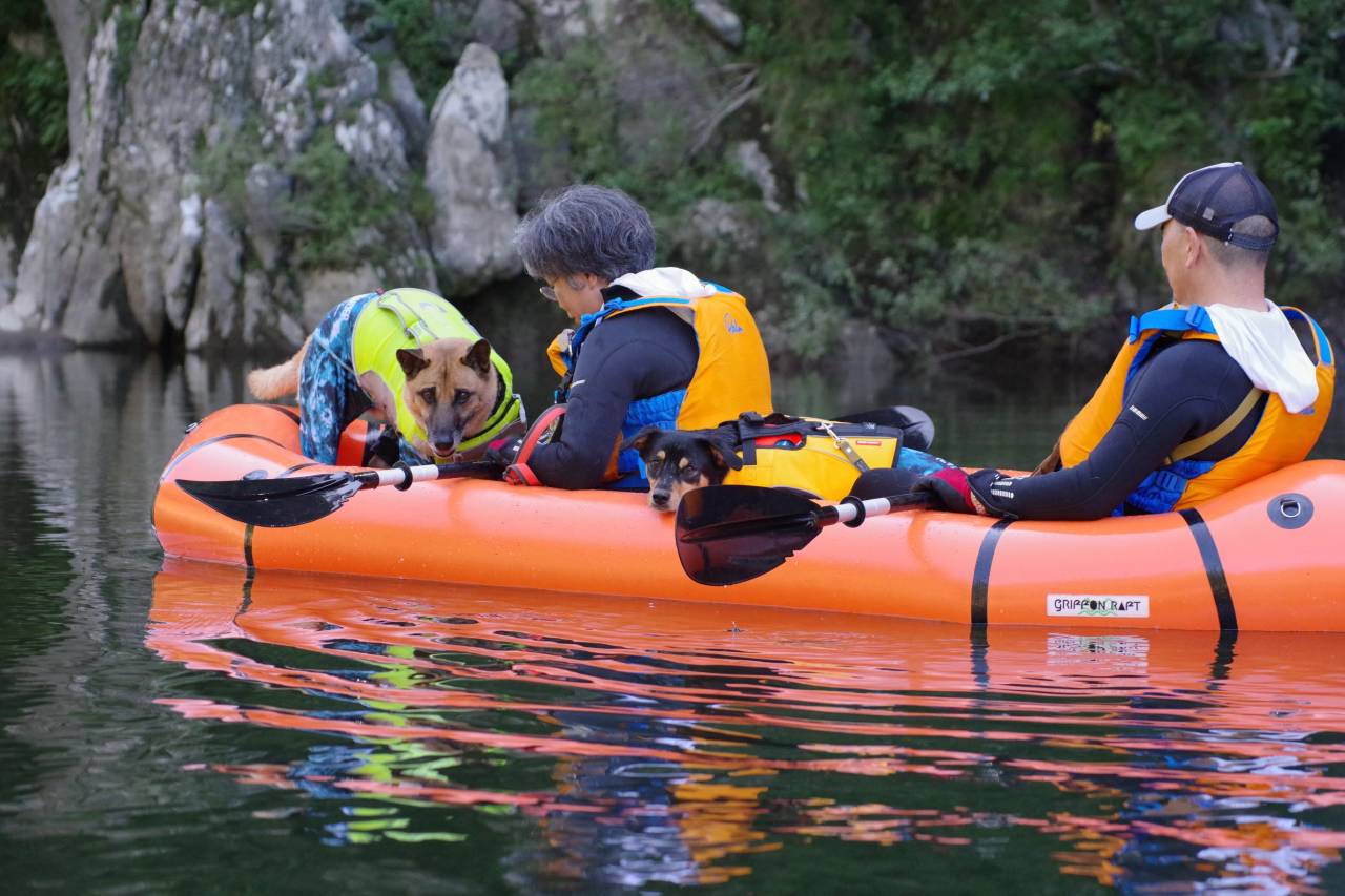 今日は午前ドッグラフト、午後はパックラフトツアーでした！🐶🛶...