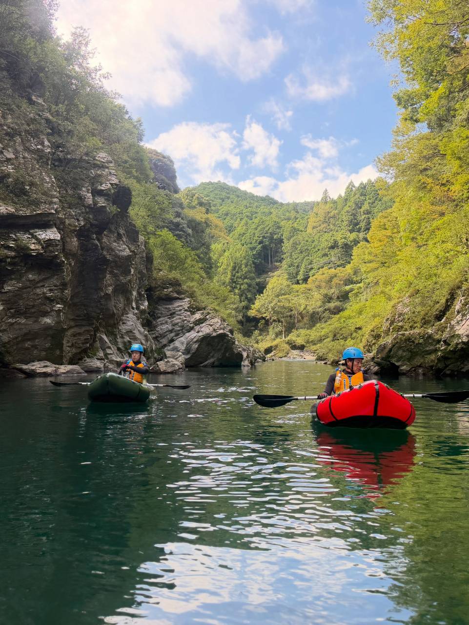 今日はパックラフトツアー!🛶🌿