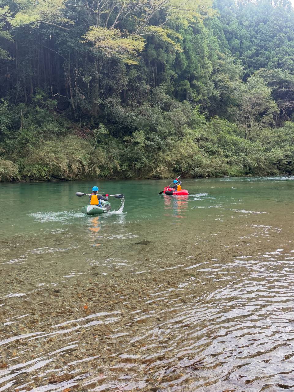 今日はパックラフトツアー!🛶🌿