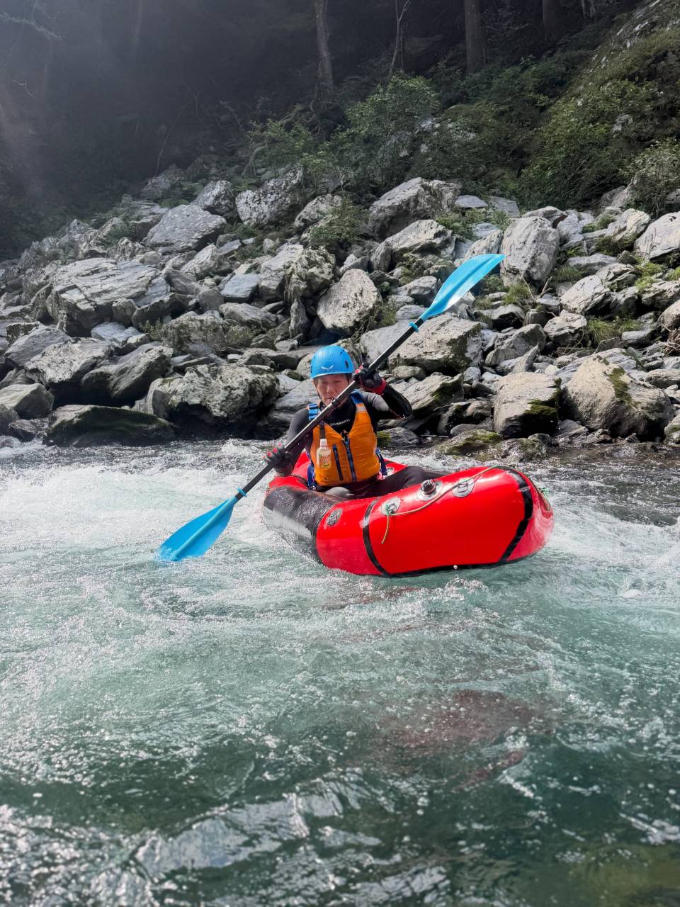 今日はパックラフトツアー!🛶🌿