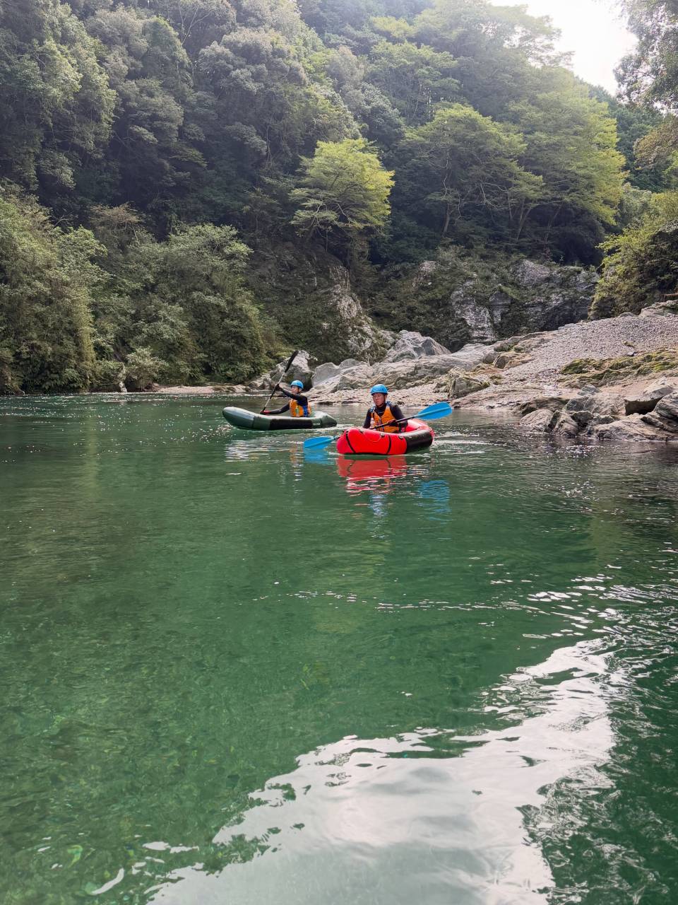 今日はパックラフトツアー!🛶🌿