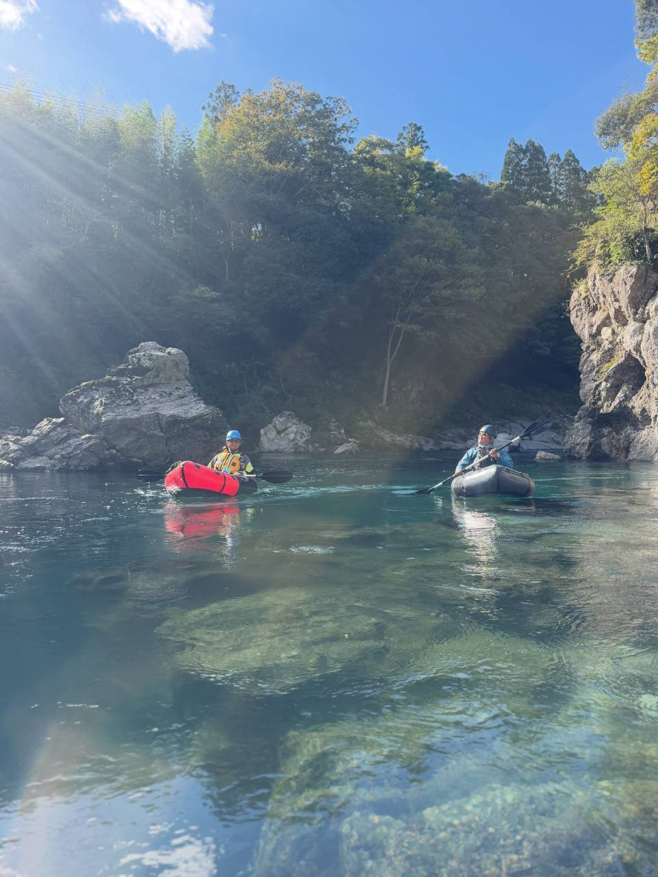 今日はパックラフトツアーでした!🛶🌊