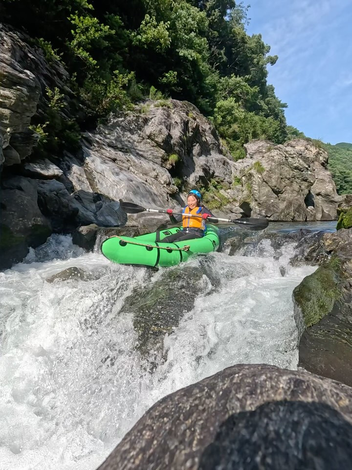【午後はパックラフトツアー！🌞🌊】