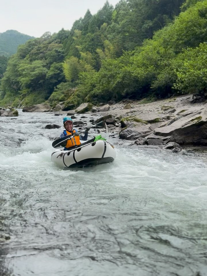 【今日はパックラフト1日コース！大人の夏休み🌞🌊】