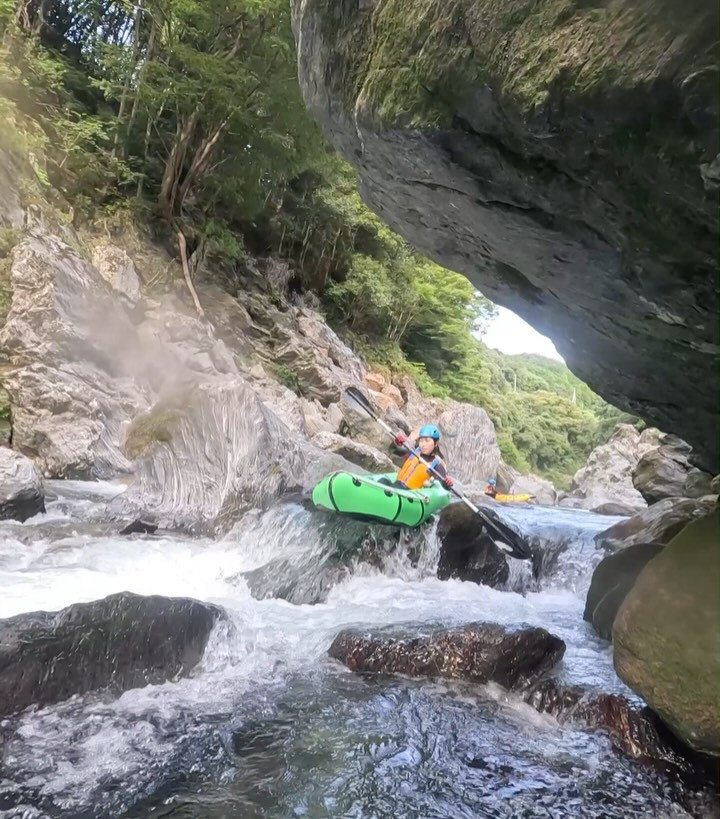 🚣‍♀️今日は パックラフトツアー！
